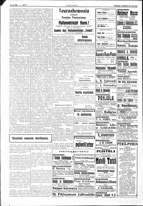 28.08.1928 Perä-Pohja no 198 - Digitaaliset aineistot - Kansalliskirjasto | 1Uutiset - Lukemisen tähden | Scoop.it