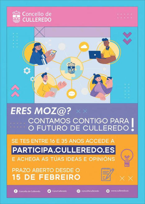 Culleredo presenta un novo portal de participación cidadá para implicar á mocidade | Concello de Culleredo | TIC-TAC_aal66 | Scoop.it