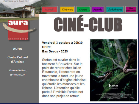 Soirée ciné-club à Ancizan le 3 octobre | Vallées d'Aure & Louron - Pyrénées | Scoop.it