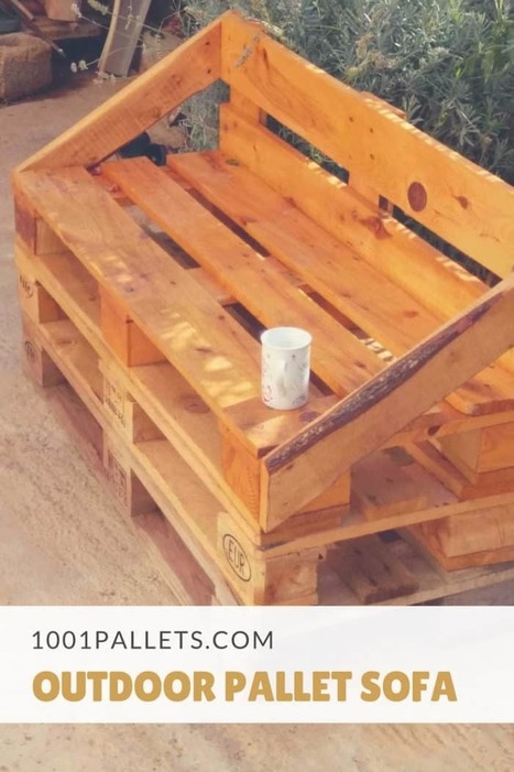 Outdoor Pallet Sofa | 1001 Pallets ideas ! | Scoop.it