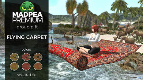 Flying Carpet August 2021 MadPea Premium Group Gift by MadPea Productions | Teleport Hub - Second Life Freebies | Second Life Freebies | Scoop.it