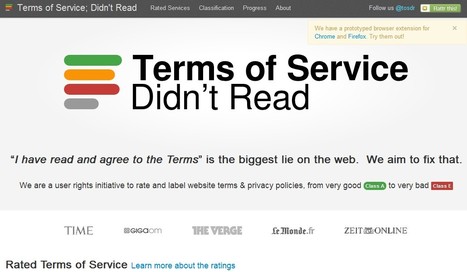 Terms of Service; Didn't Read | 21st Century Learning and Teaching | Scoop.it