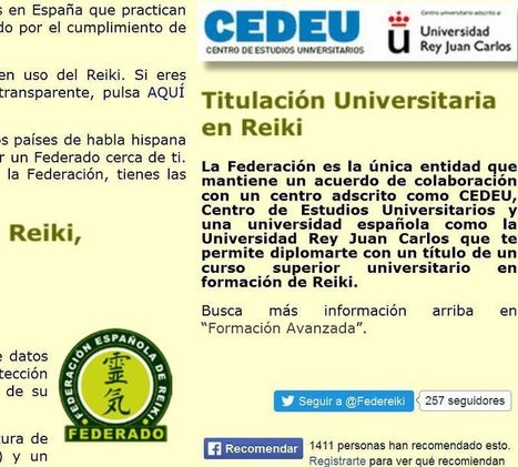 Informe Pelícano: la Universidad Rey Juan Carlos y el reiki | Alerta magufo | El profe de Física | Escepticismo y pensamiento crítico | Scoop.it