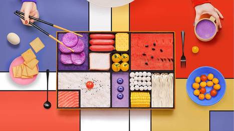 Mondrian Bento Box by Yum Tang | The Asian Food Gazette. | Scoop.it