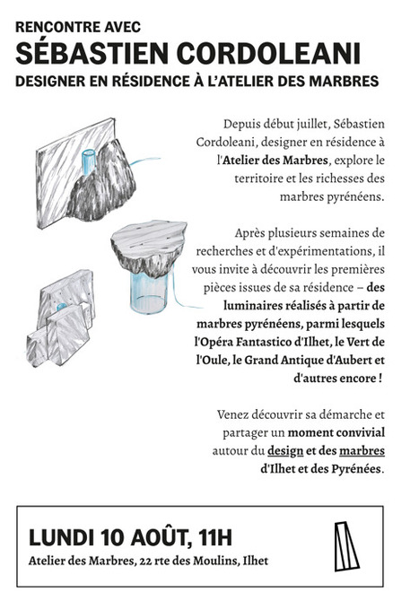 S&eacute;bastien Cordoleani pr&eacute;sente ses &oelig;uvres &agrave; l'Atelier des marbres d'Ilhet le 10 ao&ucirc;t | Vall&eacute;es d'Aure & Louron - Pyr&eacute;n&eacute;es | Scoop.it