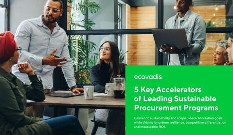 5 Key Accelerators of Leading Sustainable Procurement Programs | Sustainable Procurement News | Scoop.it