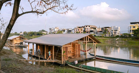 Une restauration de maison flottante en bois sur la rivière Babahayo en Equateur | Build Green, pour un habitat écologique | Scoop.it
