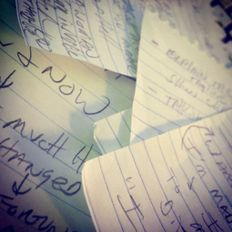 11 Ways to Turn Random Thoughts and Scribbled Notes Into a Project | Photography Now | Scoop.it