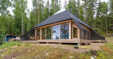 [inspiration] Une maison en bois pyramidale dans les bois finlandais | Build Green, pour un habitat écologique | Scoop.it