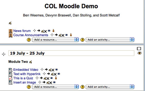 Moodle: Compose a Text Page | Moodle and Web 2.0 | Scoop.it