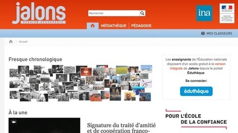 Ina Jalons. Des centaines de ressources audiovisuelles pour la classe | Going social | Scoop.it