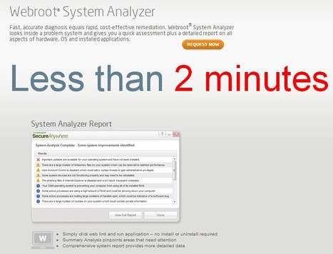 Webroot System Analyzer: Free Diagnosis on Hardware, OS... | ICT Security Tools | Scoop.it