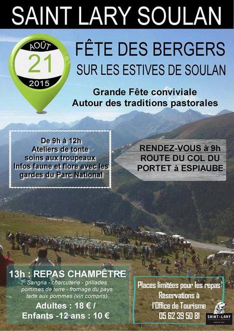 Fête des bergers  sur les estives de Soulan le 21 août | Vallées d'Aure & Louron - Pyrénées | Scoop.it