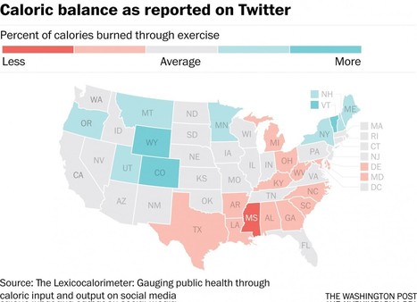 Twitter can tell which states love jogging & which are eating hot dogs  | WHY IT MATTERS: Digital Transformation | Scoop.it