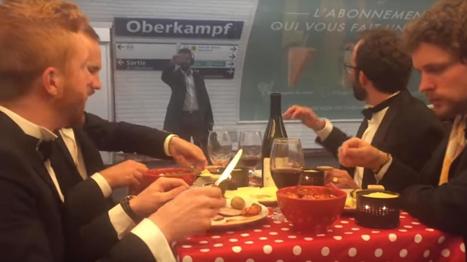 "Les usagers ont vraiment tous rigolé" : Quand un groupe d'amis mange une raclette dans le métro parisien. | Remue-méninges FLE | Scoop.it