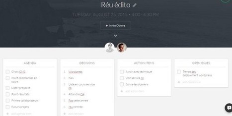 Worklife : un outil pour rendre les réunions plus efficaces - Blog du Modérateur | Nouvelles pratiques de communication et de médiation | Scoop.it
