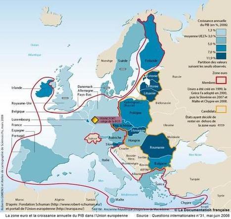 La Zone Euro Et La Croissance Annuelle Du Pib D