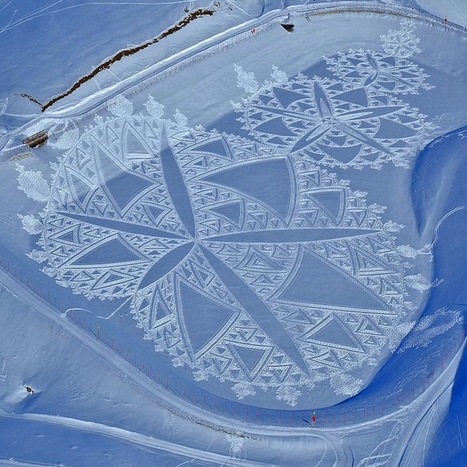 Man Walks All Day to Create Massive Snow Patterns (Part 3) | Best of Design Art, Inspirational Ideas for Designers and The Rest of Us | Scoop.it