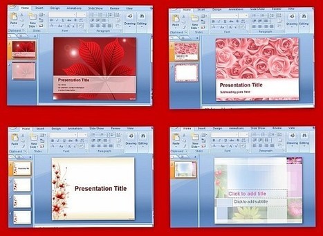 Free Botanical PowerPoint Templates & Backgrounds | PowerPoint presentations and PPT templates | Scoop.it