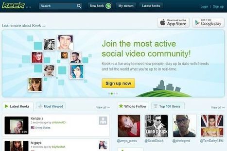 Keek, graba con la webcam y comparte vídeos de 36 segundos de duración | Utilización de Twitter la Educación | Scoop.it