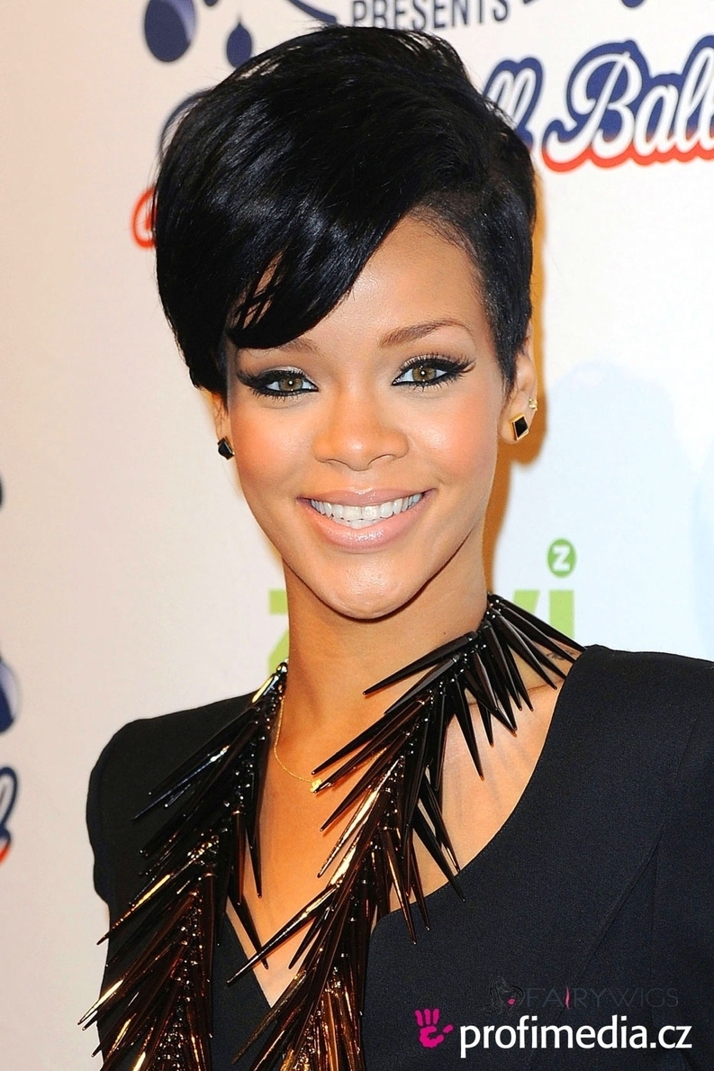 Stunning Short Black Female Celebrity Hairstyle