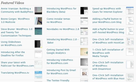 How To « WordPress.tv | Free Tutorials in EN, FR, DE | Scoop.it
