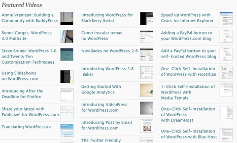 How To « WordPress.tv | Free Tutorials in EN, FR, DE | Scoop.it