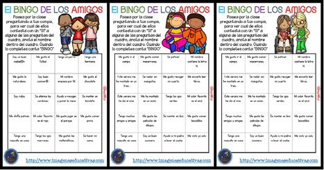  El bingo de los amigos | Español para los más pequeños | Scoop.it