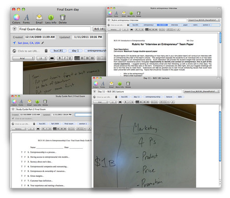 10 Tips for Teachers Using Evernote - Education Series | Educational iPad User Group | Scoop.it
