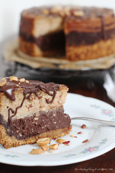 peanutbutter chocolate cheesecake. | nikesherztanzt | Brownies, Muffins, Cheesecake & andere Leckereien | Scoop.it