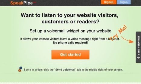 SpeakPipe, permite a tus visitantes dejar un mensaje de voz | TIC & Educación | Scoop.it