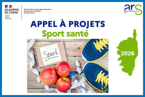 Sport sant&eacute; 2026 | Agence r&eacute;gionale de sant&eacute; Corse | 2 - Appel &agrave; projets - &agrave; contributions | Scoop.it
