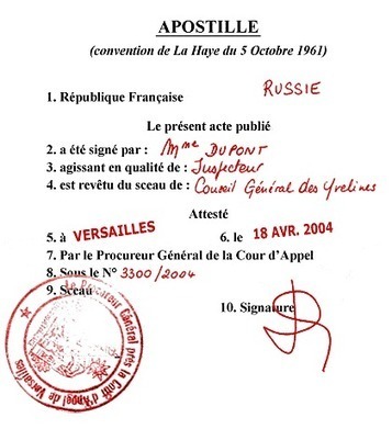 L'apostille: presentation et interet - Maître haddad sabine | Droit | Scoop.it