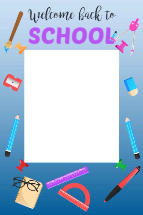 Back To School Photo Booth Frame/School selfie Board! | Creative Signage & Innovative Printing Trends | Scoop.it