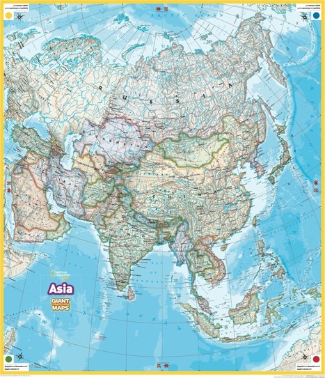 2017 Giant Asia Map | Rhode Island Geography Education Alliance | Scoop.it