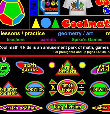 Cool Math 4 Kids Lessons Games Activities F