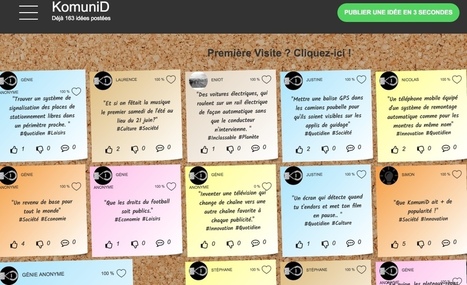 KomuniD. Site collaboratif de partage d'idées - Les Outils Collaboratifs | KILUVU | Scoop.it