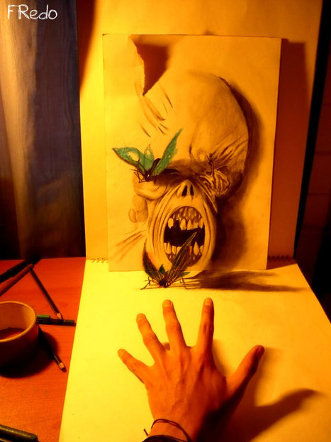 Amazing 3D Pencil Drawings by 17 Year Old Fredo | Bored Panda | Machinimania | Scoop.it