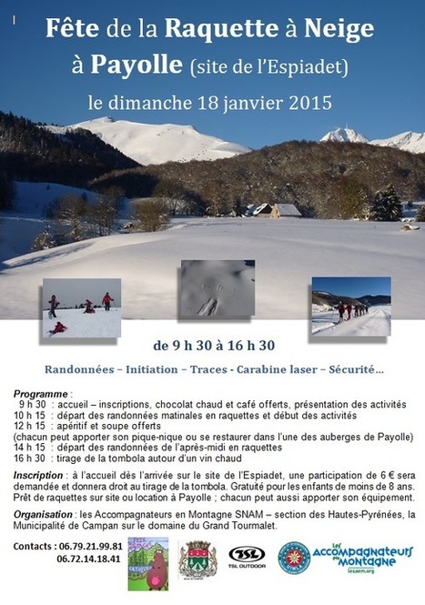 Fête de la raquette à Payolle le 18 janvier | Vallées d'Aure & Louron - Pyrénées | Scoop.it