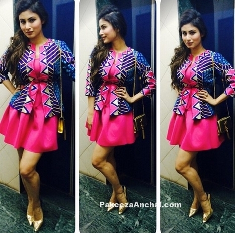 Mouni Roy in Sabah Sharma Pink Skirt, #ActressInPinkDresses, #ActressInSkirts, #CelebrityDresses, #DesignerWear, #MiniSkirt, #MouniRoy, #ShortSkirtForGirls, #ShortSkirtPhotos, #TelevisionActress, #... | Indian Fashion Updates | Scoop.it