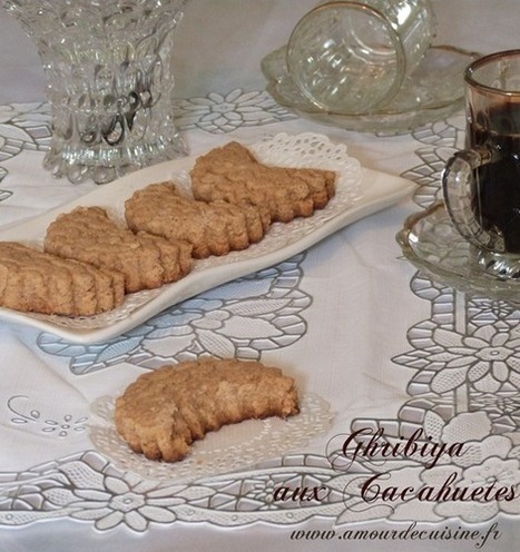 ghribia aux cacahuètes, gateau algerien / ghoriba au cacahuete | Petits gateaux, gateaux algeriens et gateau arabe | Scoop.it