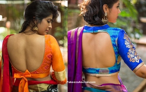 Backless Blouses' in Indian Fashion Updates