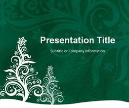 Pine Silhouette Green PowerPoint Template | Free Templates for Business (PowerPoint, Keynote, Excel, Word, etc.) | Scoop.it