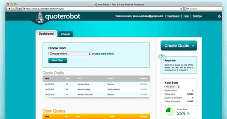 Web Design Proposal Template & Quoting System | QuoteRobot | Website template | Scoop.it