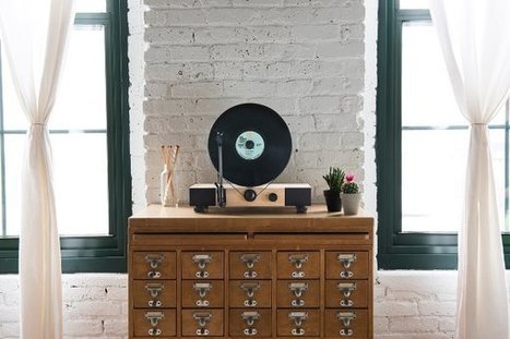 Gramovox Floating Record : une platine vinyle verticale fraîche et vintage pour le plaisir des yeux | ON-TopAudio | Scoop.it