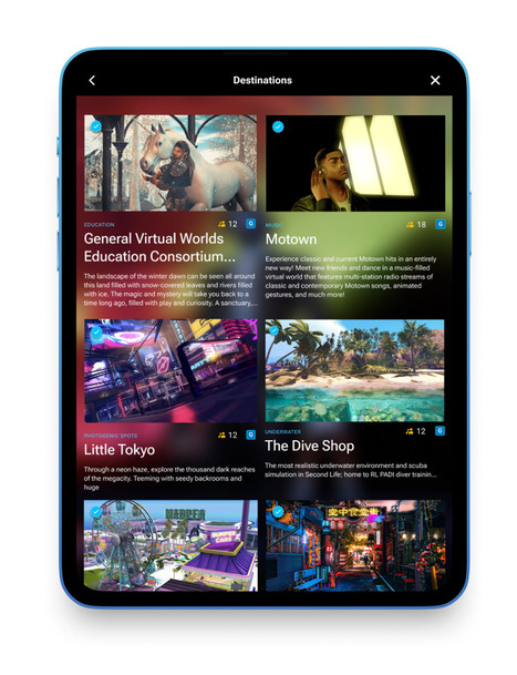Second Life Mobile | Official Virtual World & Social Avatar Chat App | EdTech: The New Normal | Scoop.it