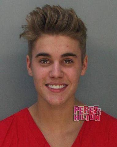 PHOTO: Mug Shot of Justin Bieber - Arrested for Drag Racing and DUI | Communications Major | Scoop.it