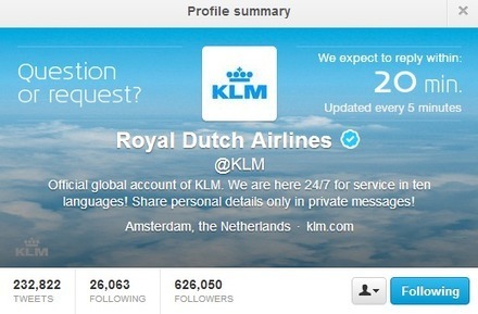“Embracing Feedback”: Advice on Social Care from KLM | digital marketing strategy | Scoop.it