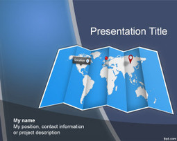 Worldmap PowerPoint Template for Microsoft PowerPoint | Free Powerpoint Templates | Free Templates for Business (PowerPoint, Keynote, Excel, Word, etc.) | Scoop.it