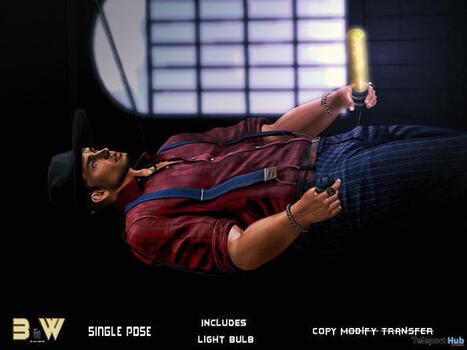 Male Bento Pose #289 August 2026 Anniversary Gift by BLACK & WHITE | Teleport Hub - Second Life Freebies | Second Life Freebies | Scoop.it